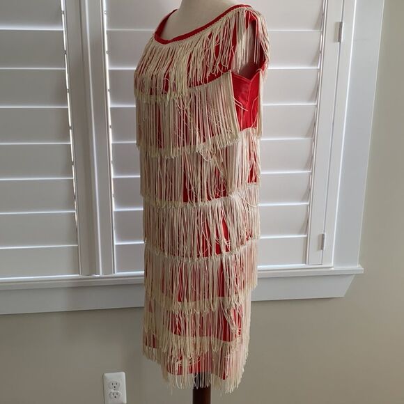 Sz 4 handmade flapper girl costume roaring 20’s dress - Picture 5 of 7